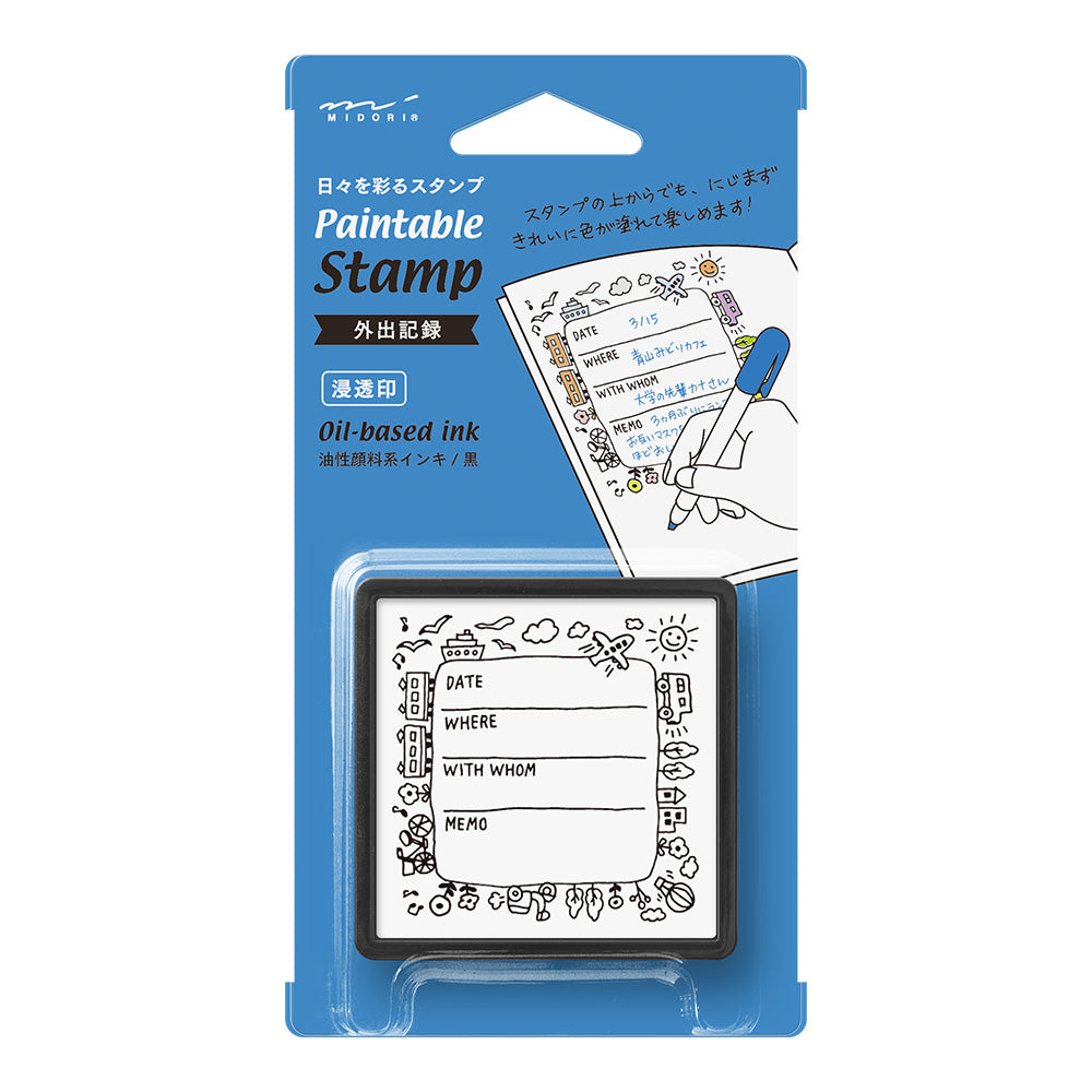 MIDORI - Paintable Stamp Pre-inked – Going Out Record