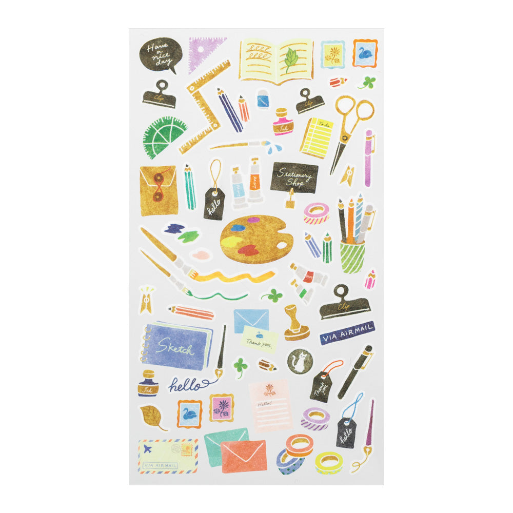 MIDORI - Washi Paper Stickers - 2380 - Marché Stationery