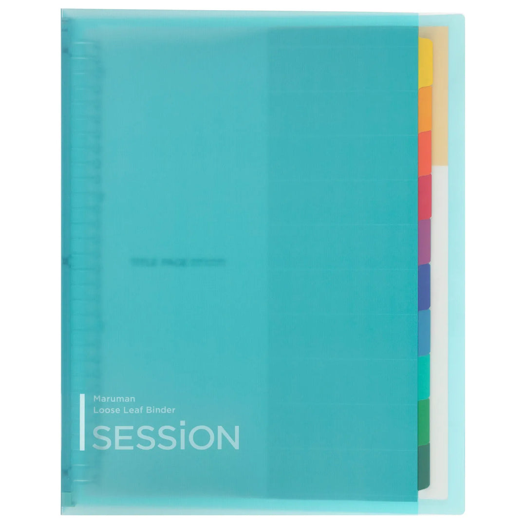 buy japanese stationery in vancouver canada -MARUMAN - SESSiON Binder - A4 Size 30 Holes - Light Blue