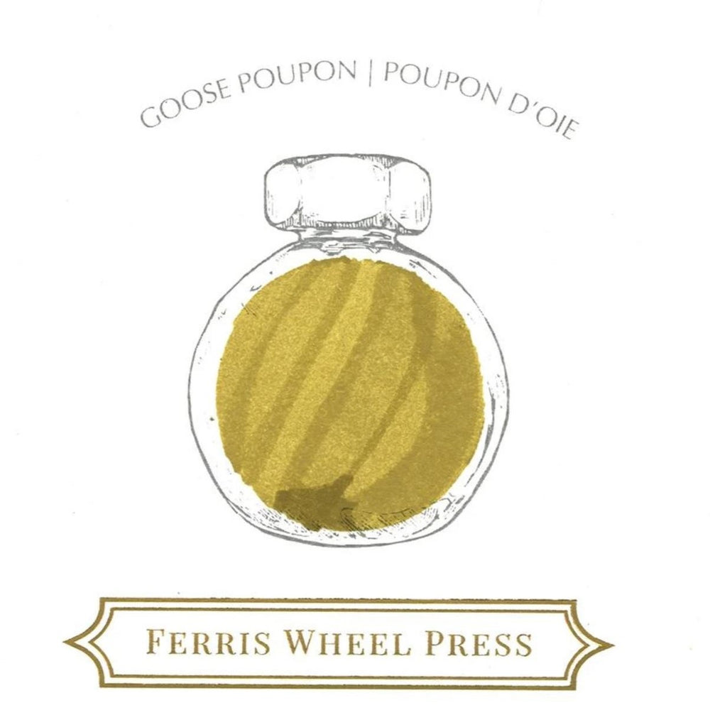FERRIS WHEEL PRESS - Fountain Pen Ink 38 ml - "Autumn 2020 Collection" - "Goose Poupon" - Buchan's Kerrisdale Stationery