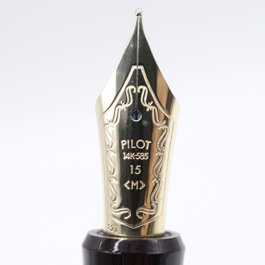 PILOT - Custom 823 Medium Nib Fountain Pen "Smoky Amber" with Gold Accents - Buchan's Kerrisdale Stationery