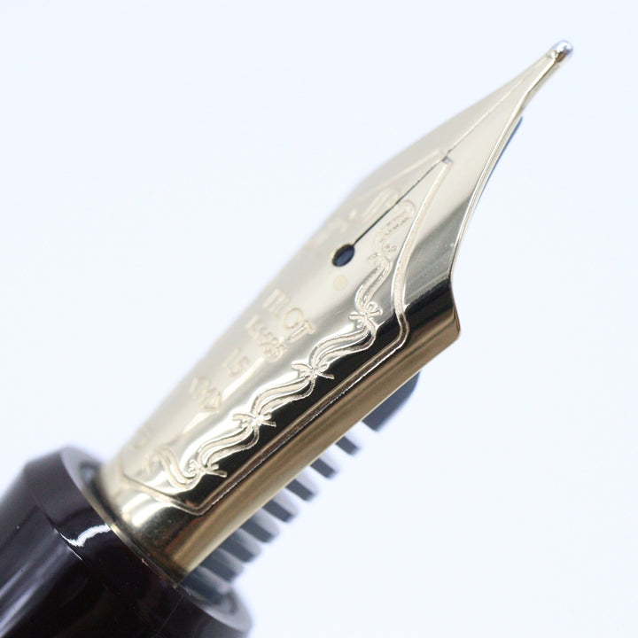 PILOT - Custom 823 Medium Nib Fountain Pen "Smoky Amber" with Gold Accents - Buchan's Kerrisdale Stationery