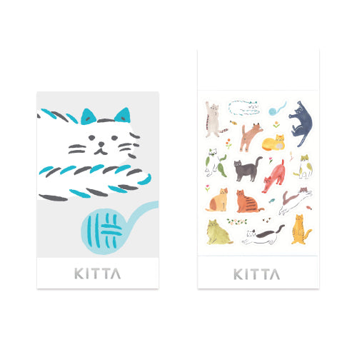 KITTA - Seal Sticker - CAT - Buchan's Kerrisdale Stationery