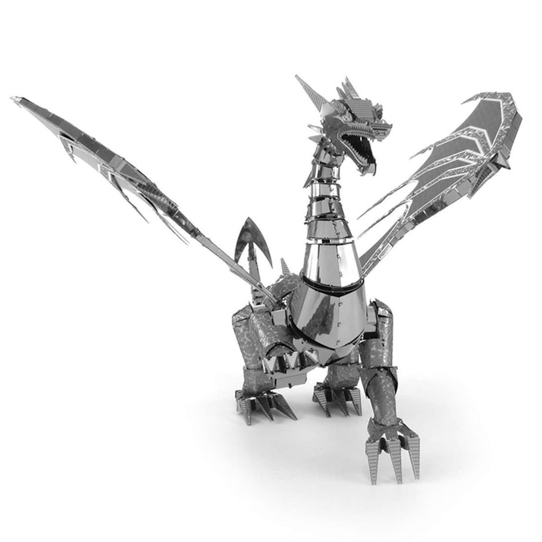 Metal Earth - 3D Metal Model Kit - Premium Series - Silver Dragon