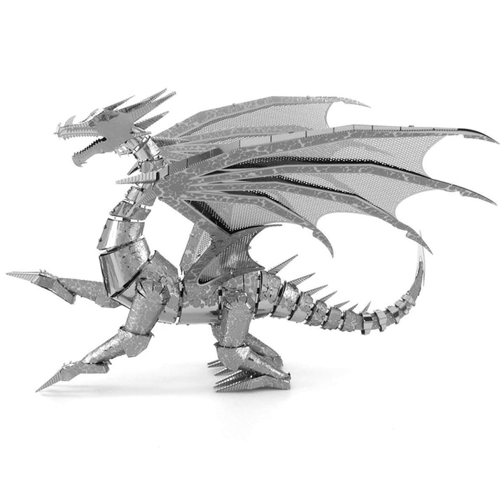 Metal Earth - 3D Metal Model Kit - Premium Series - Silver Dragon