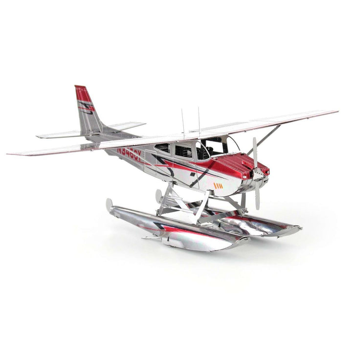 Metal Earth - 3D Metal Model Kit  - Cesna 182 Floatplane