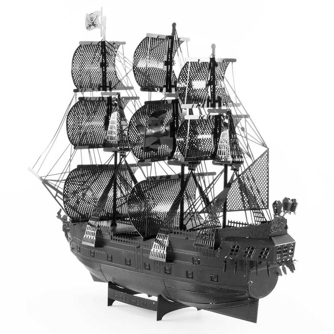 Metal Earth - 3D Metal Model Kit - Premium Series - The Black Pearl - Black Version