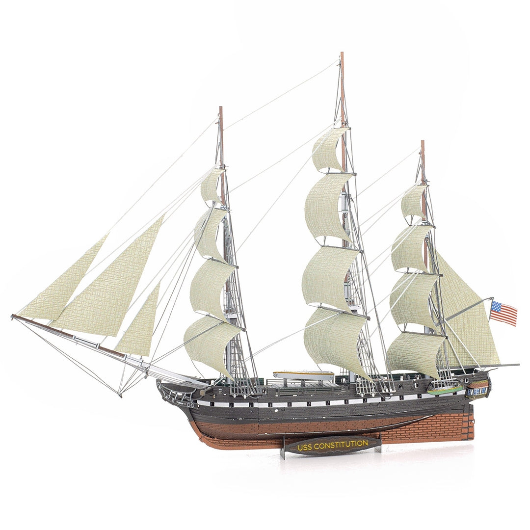 Metal Earth - 3D Metal Model Kit - Premium Series - USS Constitution