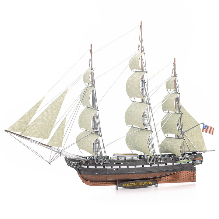 Metal Earth - 3D Metal Model Kit - Premium Series - USS Constitution