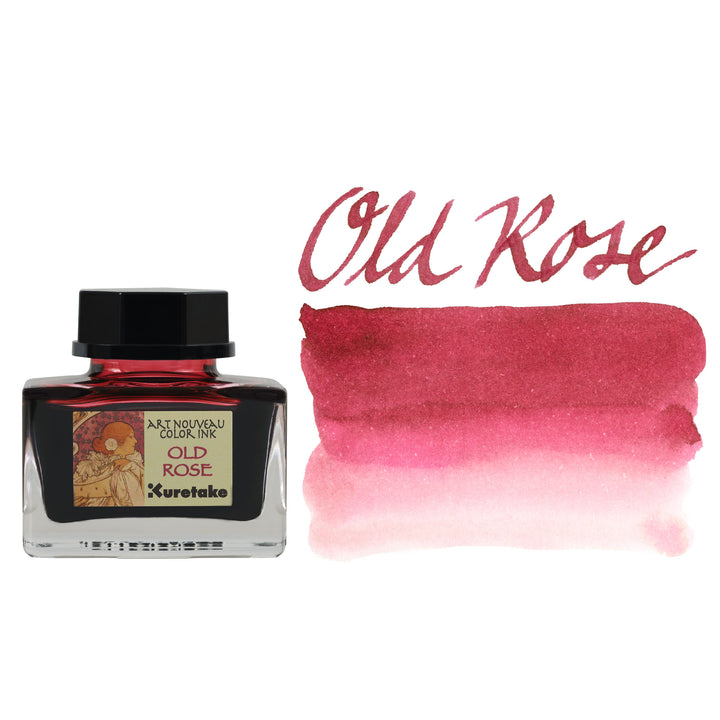 Kuretake Ink Cafe - Art Nouveau Colour Ink - Old Rose