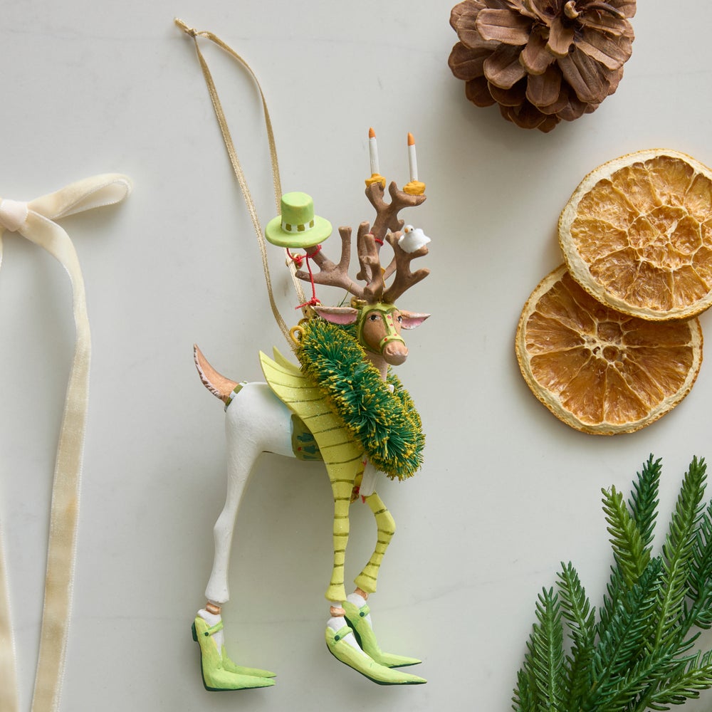 Patience Brewster - Mini Dash Away Prancer Reindeer Figure