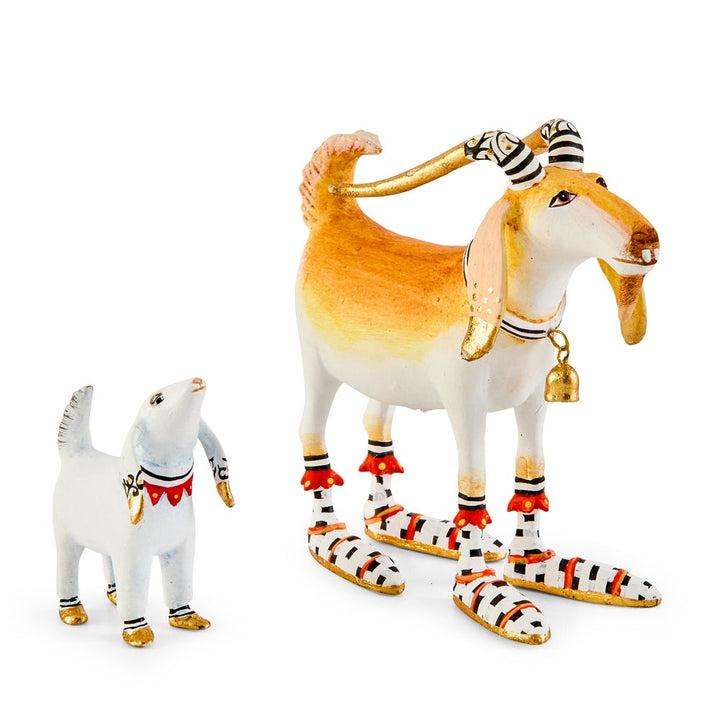 PATIENCE BREWSTER - Nativity Nathan and Noel Goat Figures