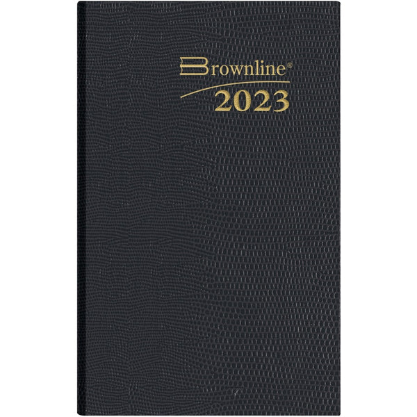 BROWNLINE - 2024 Planner - 4.75" H x 3" W - Daily Pocket Planner (English) - Grey/Indigo/Red/Grape