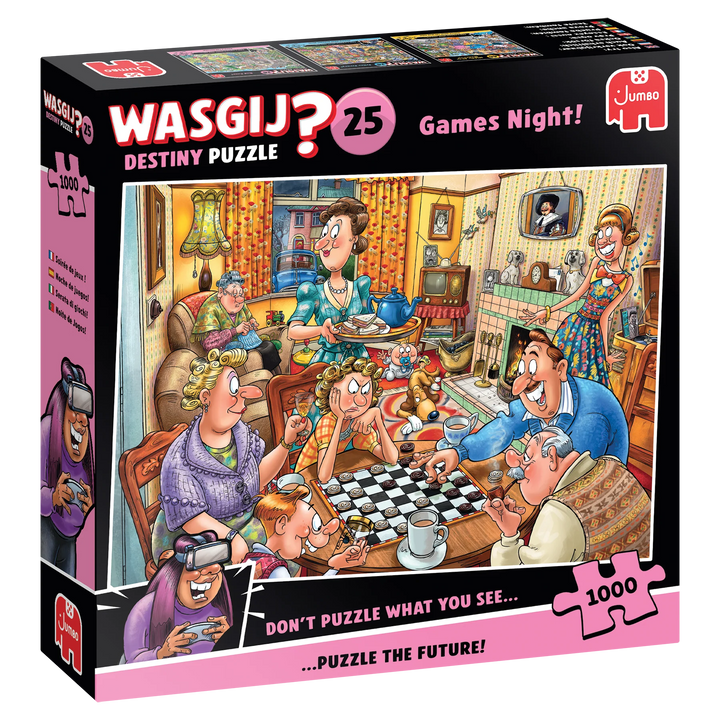 Wasgij Destiny 25 - Games Night - 1000pcs