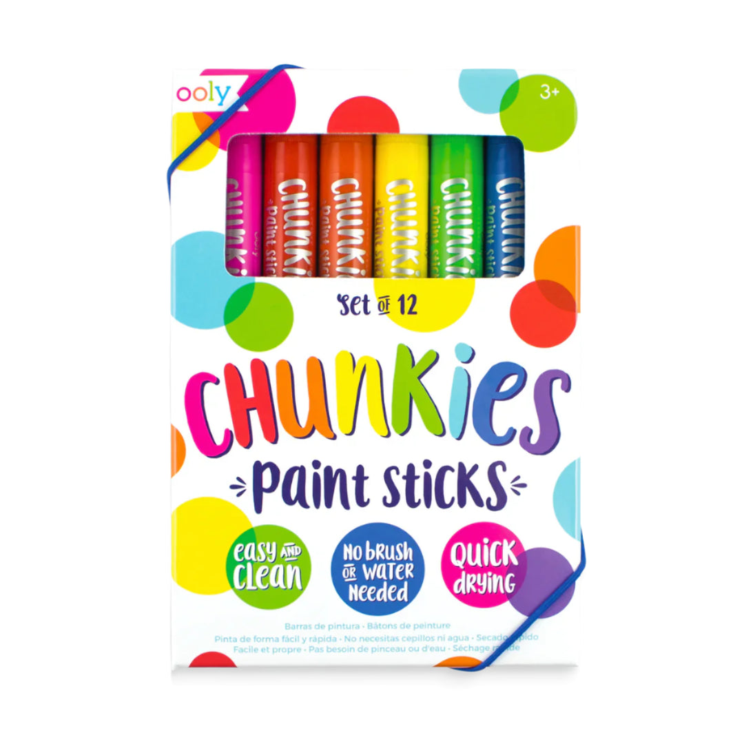 Ooly - Chunkies - Paint Sticks Original Pack - Set of 12