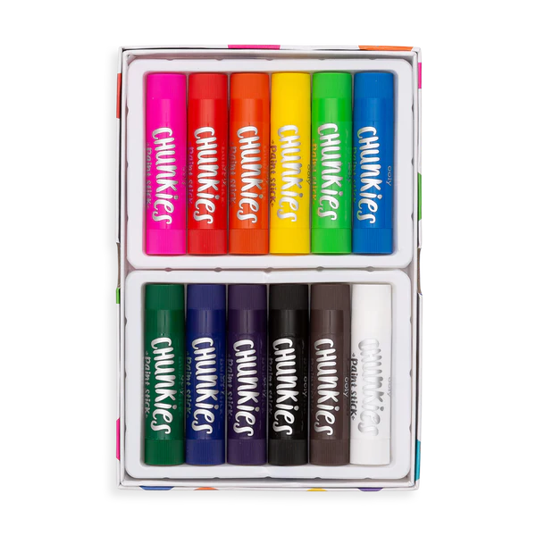 Ooly - Chunkies - Paint Sticks Original Pack - Set of 12