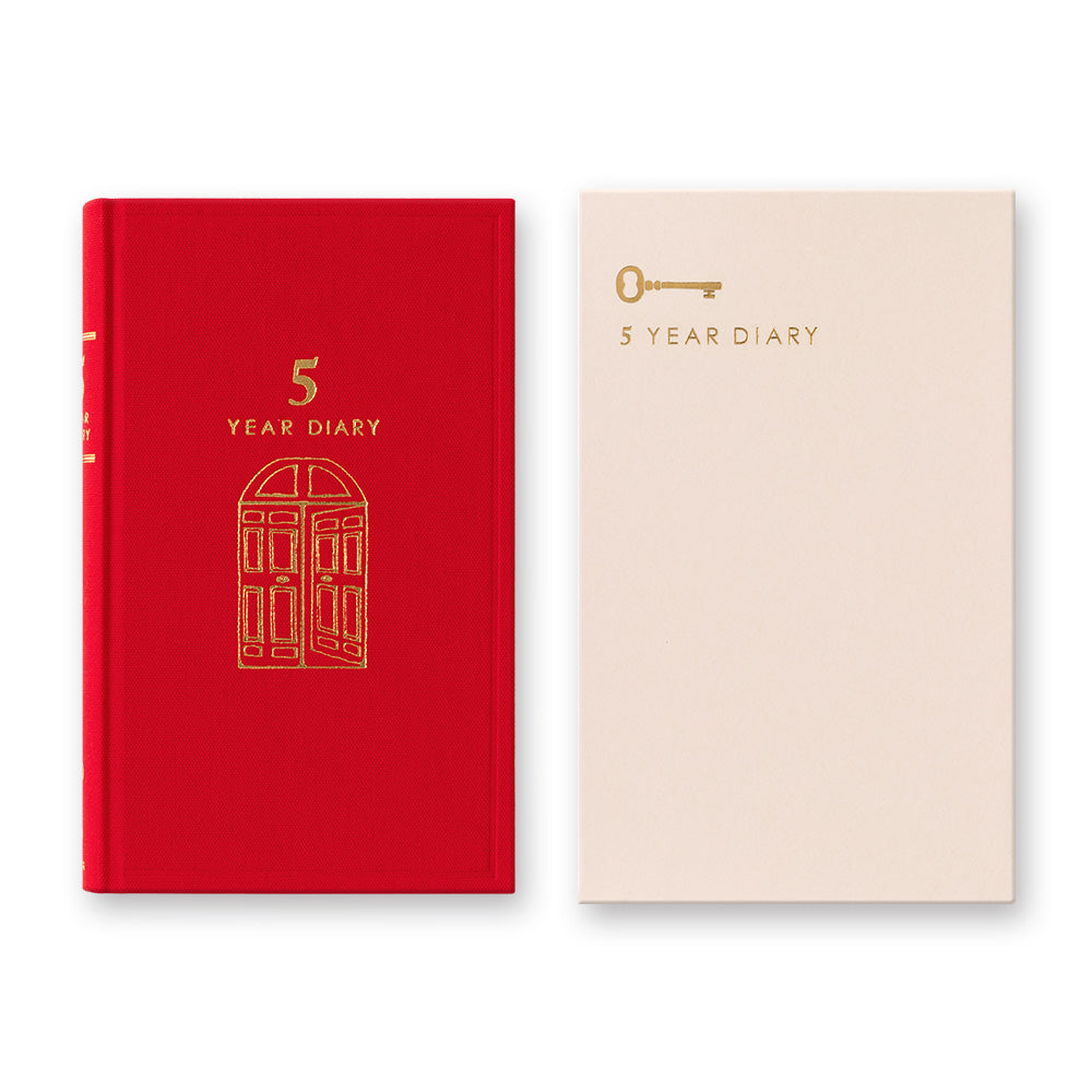 Midori - 5 Year Diary - Gate - Red