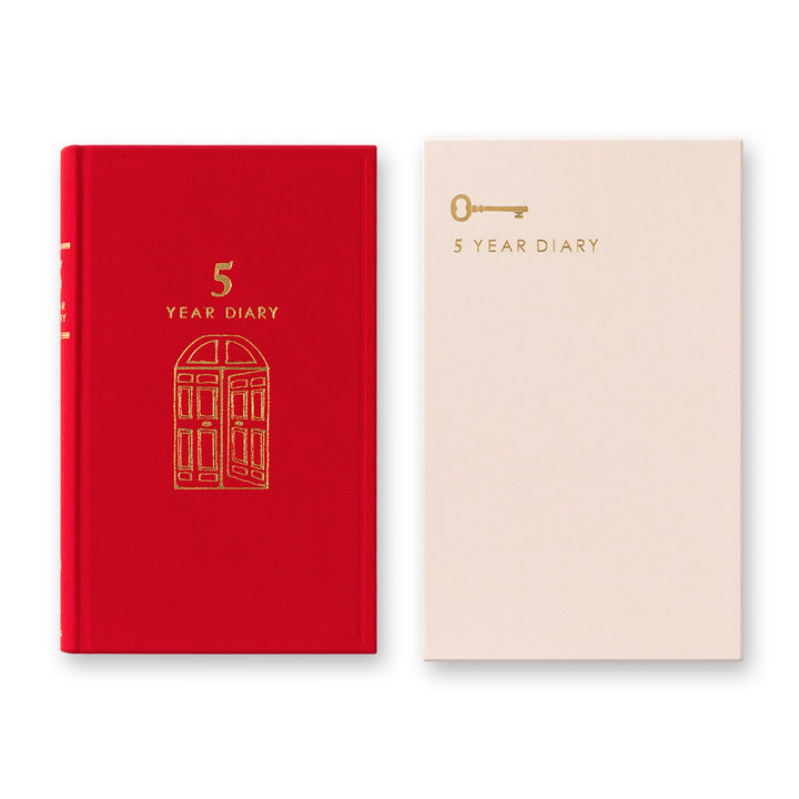 Midori - 5 Year Diary - Gate - Red