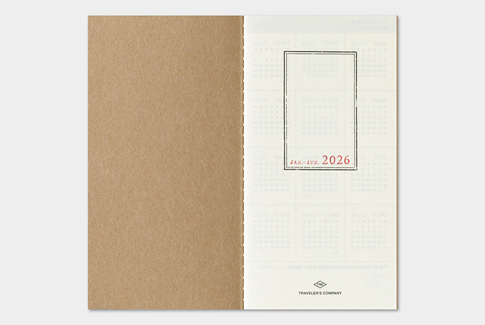 Traveler's Notebook - 2026 Weekly Vertical - Regular Size