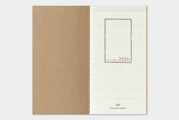 Traveler's Notebook - 2026 Weekly Vertical - Regular Size