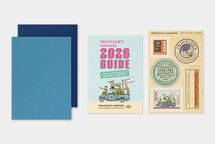 Traveler's Notebook - 2026 Weekly Diary - Passport Size