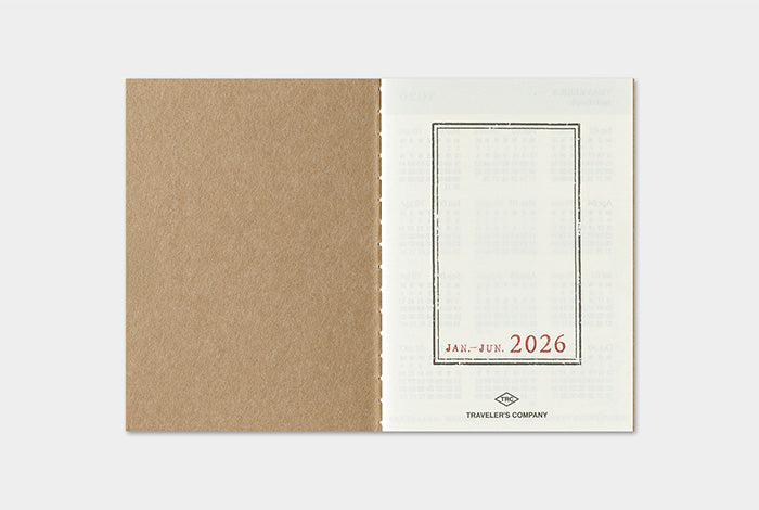 Traveler's Notebook - 2026 Weekly Diary - Passport Size