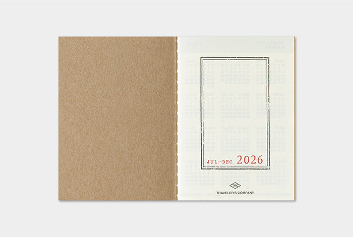 Traveler's Notebook - 2026 Weekly Diary - Passport Size
