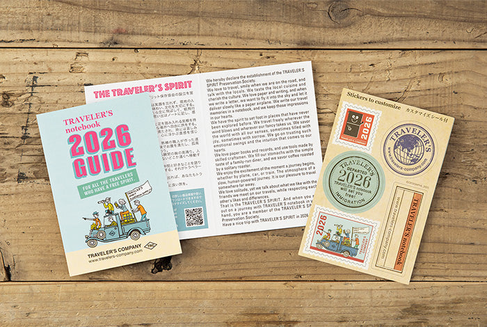 Traveler's Notebook - 2026 Weekly Diary - Passport Size