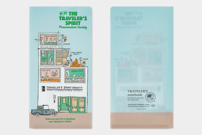 Traveler's Notebook - 2026 Clear Folder - Regular Size