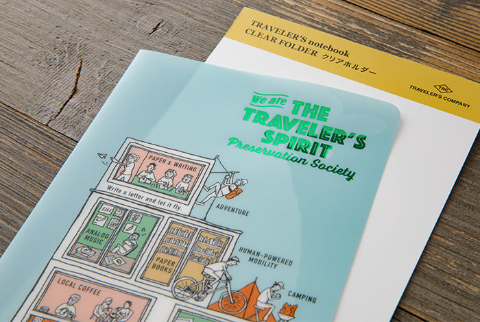 Traveler's Notebook - 2026 Clear Folder - Regular Size