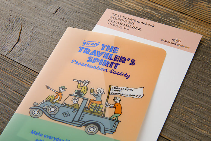 Traveler's Notebook - 2026 Clear Folder (Passport size)