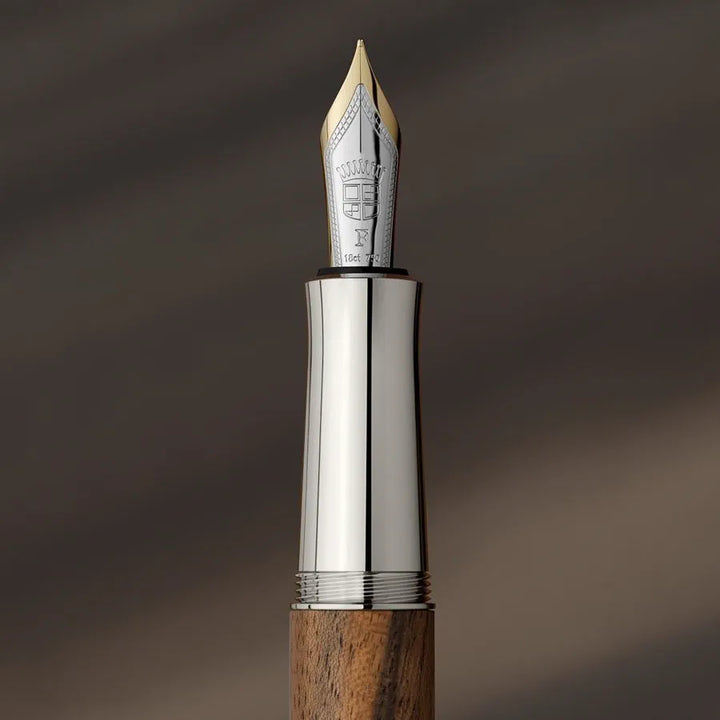 Graf Von Faber-Castell - Magnum Walnut Wood Fountain Pen Gift Set 18K Gold Nib - Fine - Christmas Graduation Retirement Gift Ideas for Friends Families Colleagues Coworkers - Free shipping to US and Canada - Vancouver Buchan&#39;s Kerrisdale Gift &amp; Stationery Store