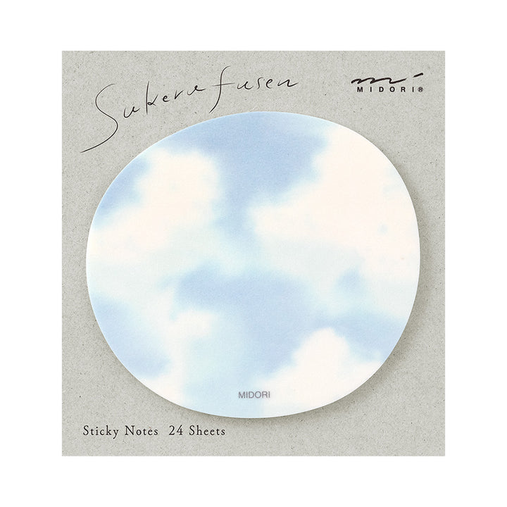 MIDORI - Transparent Sticky Notes | Sky (Light Blue)