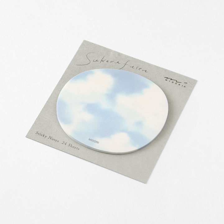 MIDORI - Transparent Sticky Notes | Sky (Light Blue)
