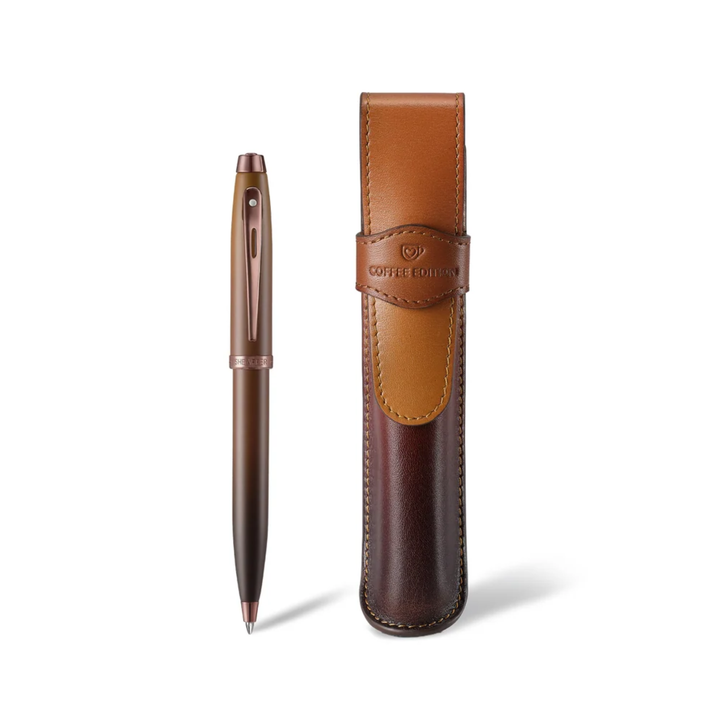 Sheaffer - Ballpoint Pen & Pouch Gift Set - Sheaffer 100 Coffee