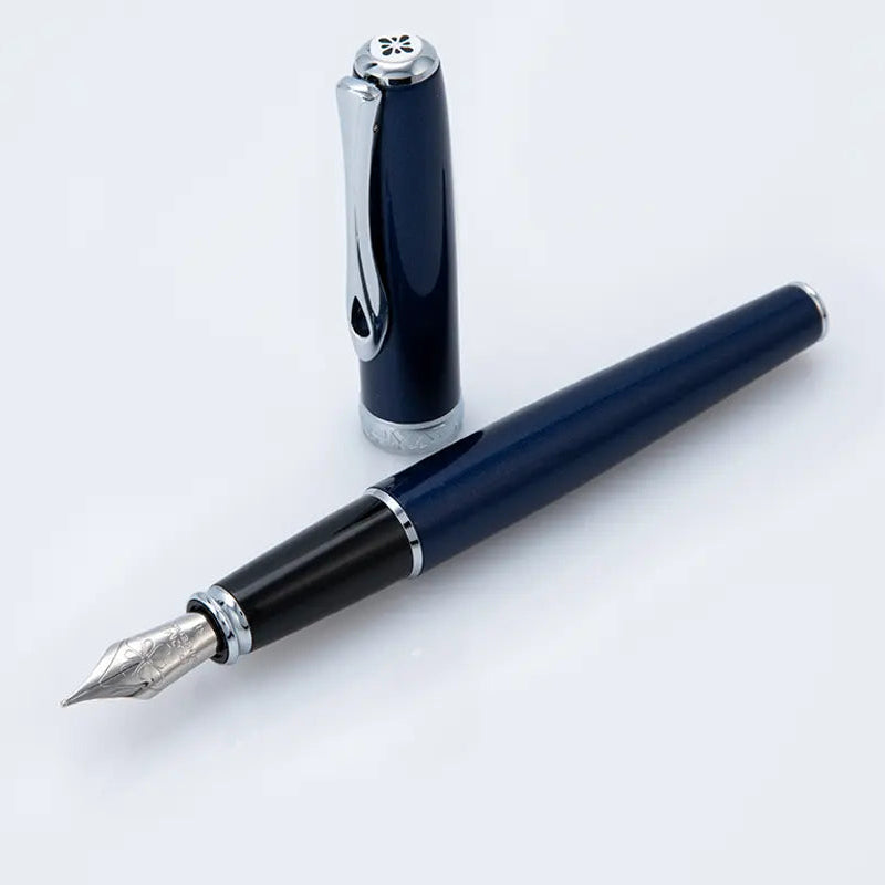 Diplomat - Excellence A2 Fountain Pen - Midnight Blue Chrome