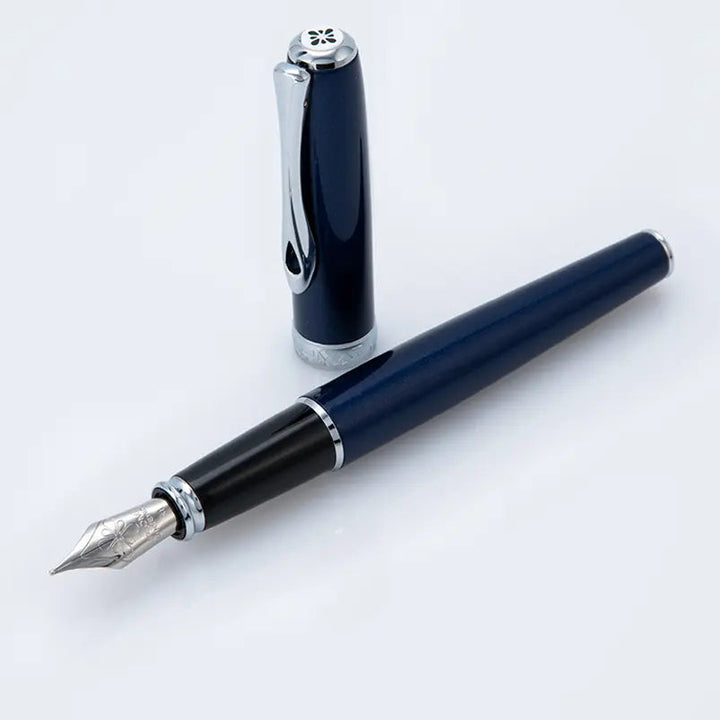 Diplomat - Excellence A2 Fountain Pen - Midnight Blue Chrome
