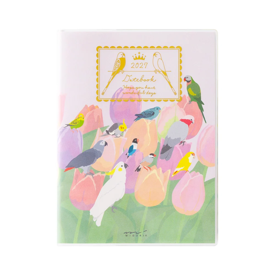 Midori - 2027 Pocket Diary - Bird