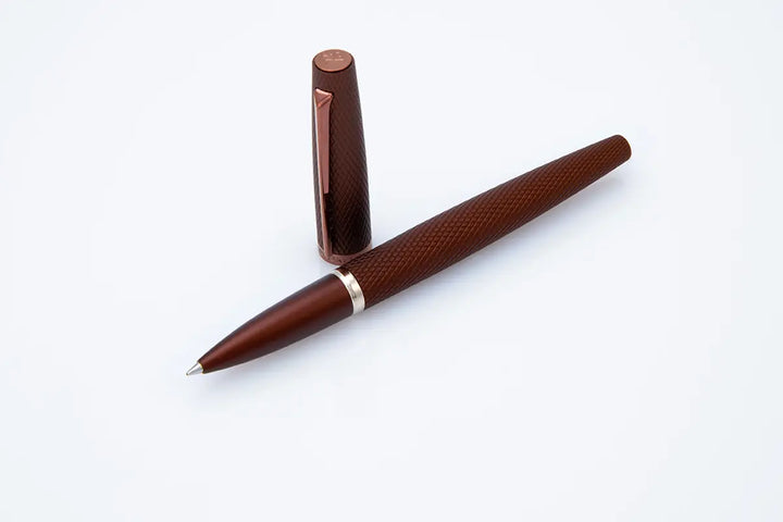 Diplomat - Viper Guilloche Ballpoint - Brown