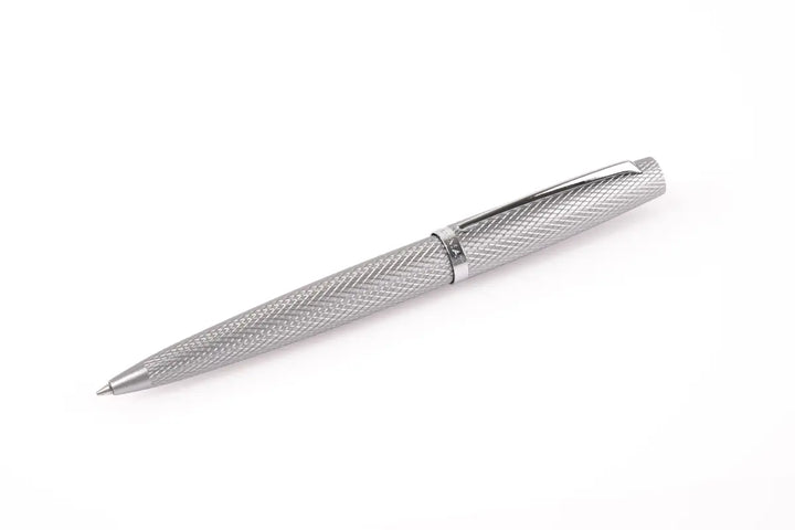Diplomat - Ballpoint Pen - Viper Guilloche - Silver