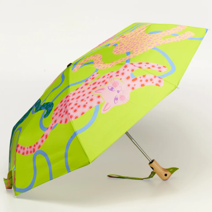 Original Duckhead - Compact Umbrella - Lime Arty Cats
