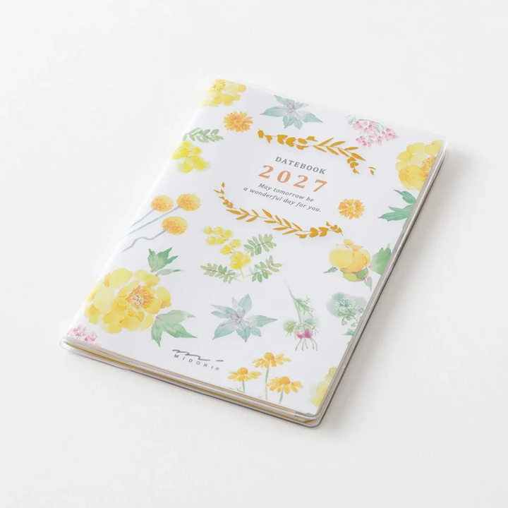 Midori - 2027 Mini Pocket Diary - Country Time Flower