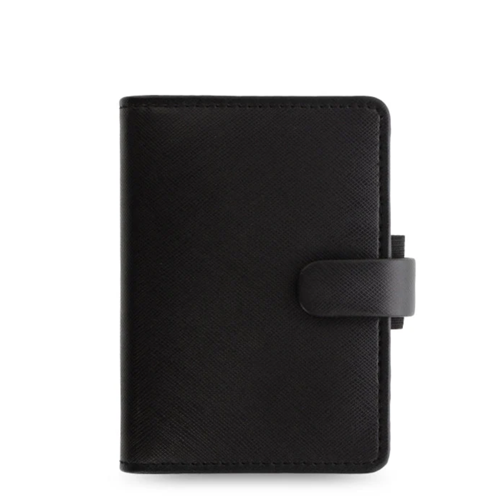 Filofax - 2027 Mini Saffiano Organizer - Week on Two Pages - Black