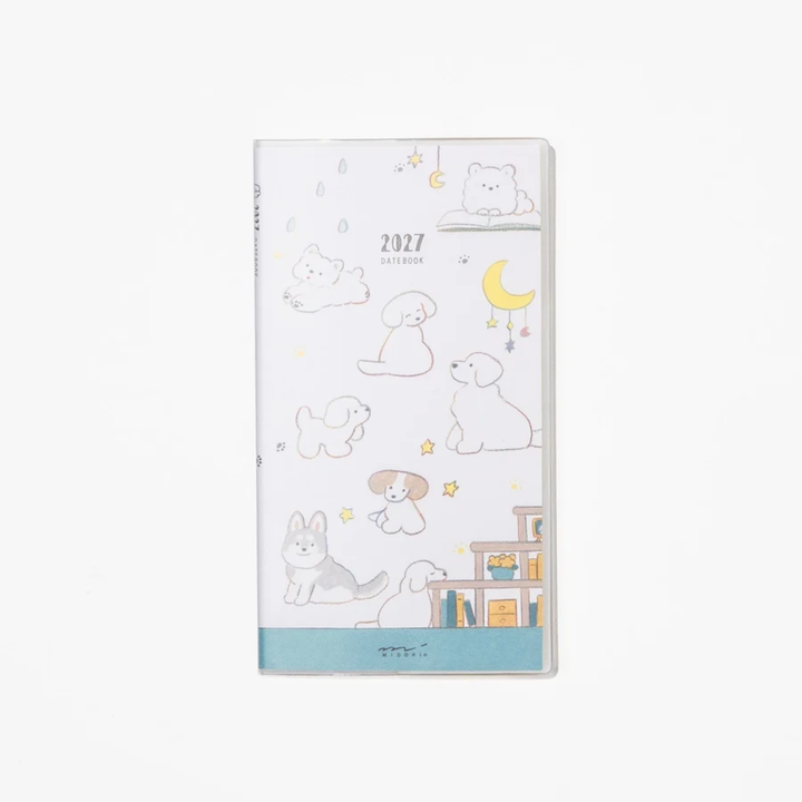 Midori - 2027 Slim Pocket Diary - Dog