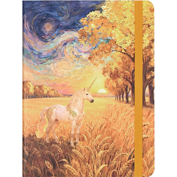 Peter Pauper Press - Medium Journal - Lined - Golden Unicorn