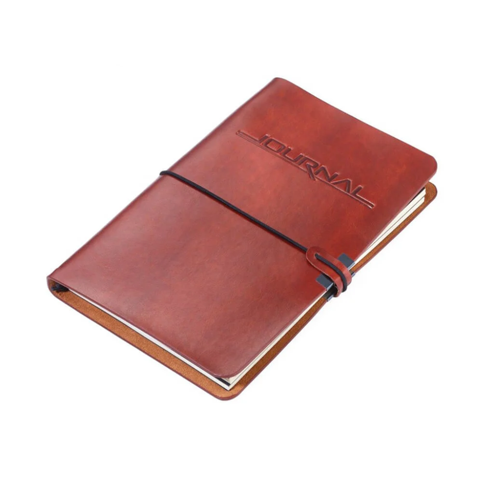 TROIKA - Bullet Journal - A5 - 2 Notebooks with Leather Cover