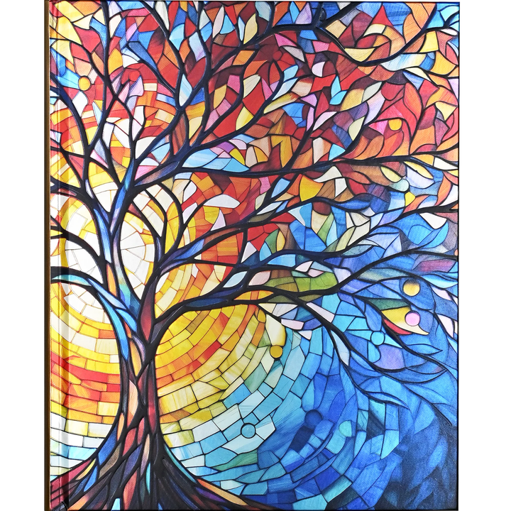 Peter Pauper Press - Lined Journal - Stained Glass Tree of Life
