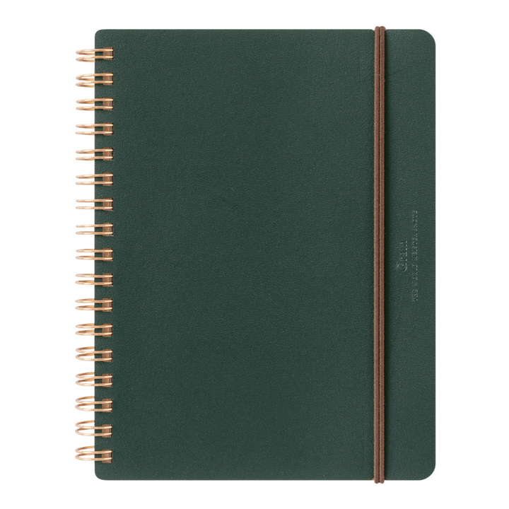 Midori - MD World Meister's Ring Notebook Grain B6 - Green