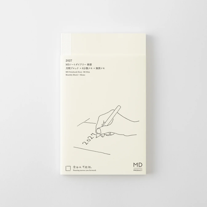 Midori - MD Notebook Diary 2027 - B6 Slim