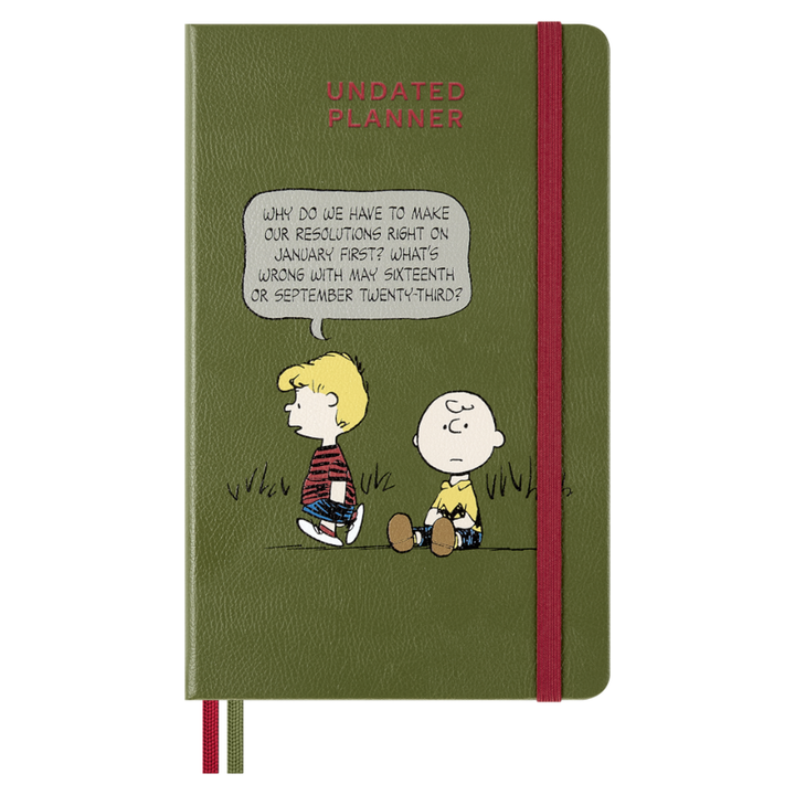 Moleskine - Peanuts Undated Weekly Planner - Large - Schroeder